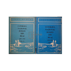 Consiliul National Roman din Blaj, 2 vol. (1918-1919) (semnata)