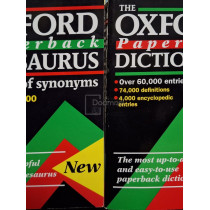 The oxford paper back thesaurus / dictionary, 2 vol.