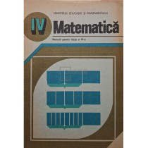 Matematica - Manual pentru clasa a IV-a