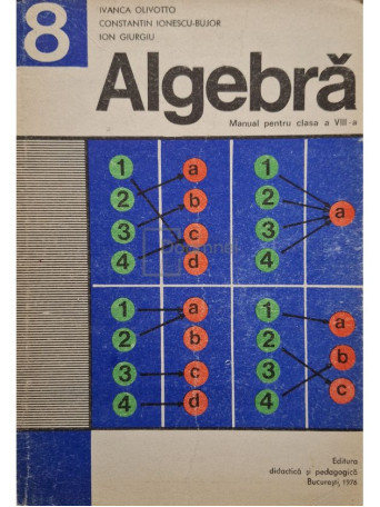 Ivanca Olivotto - Algebra - Manual pentru clasa a VIII-a - 1976 - Brosata