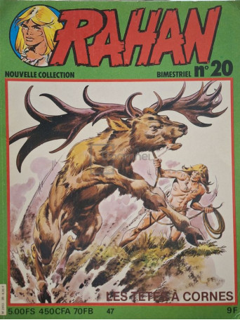 Rahan, nr. 20 - Les tetes a cornes - 1981 - Brosata