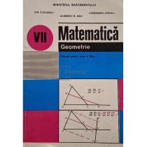 Matematica, geometrie - Manual pentru clasa a VII-a