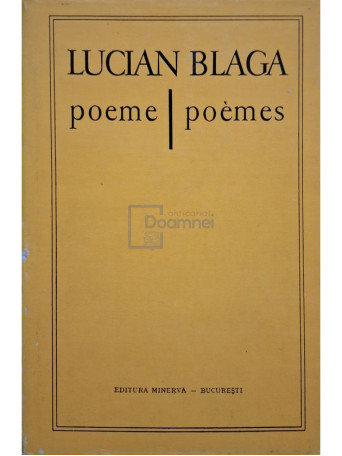 Lucian Blaga - Poeme / Poemes - 1974 - Cartonata