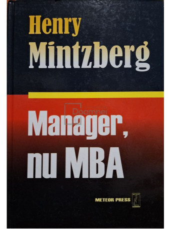 Henry Mintzberg - Manager, nu MBA - 2004 - Cartonata