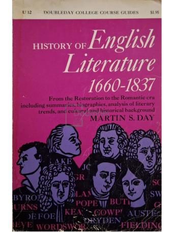 Martin S. Day - History of english literature 1660-1837 - 1963 - Brosata