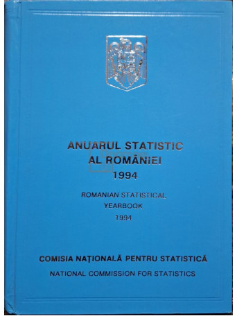 Anuarul statistic al Romaniei 1994 - 1994 - Cartonata