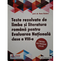 Teste rezolvate de limba si literatura romana pentru Evaluarea Nationala clasa a VIII-a