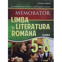 Memorator de limba si literatura romana pentru clasele de V-VIII