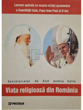 Gh. F. Anghelescu (coord.) - Viata religioasa din Romania - 1999 - Brosata