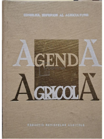 Agenda agricola - 1968 - Cartonata