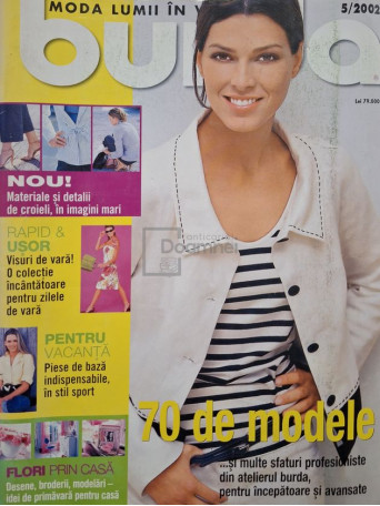 Revista de moda Burda, vol. 5/2002 - 2002 - Brosata