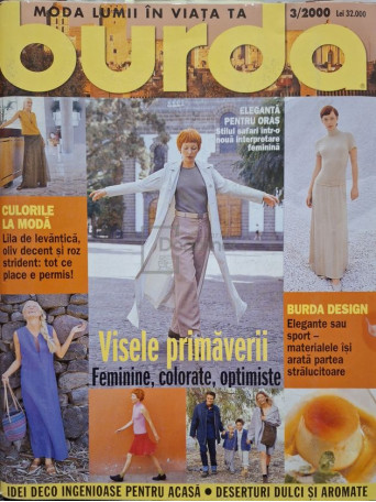 Revista de moda Burda, vol. 3/2000 - 2000 - Brosata