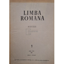 Limba romana, anul XXX, nr. 1 (semnata)