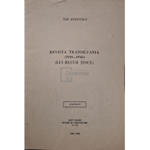 Revista Transilvania (1918-1946) (Lui Bucur Tincu) (semnata)