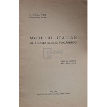 Modelul italian al gramaticii lui Vacarescu