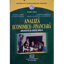 Analiza economico-financiara - Aplicatii si teste grila