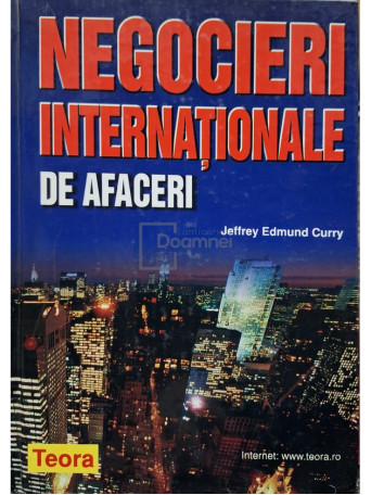 Jeffrey Edmund Curry - Negocieri internationale de afaceri - 2000 - Cartonata