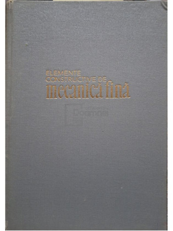 O. Richter - Elemente constructive de mecanica fina - 1961 - Cartonata