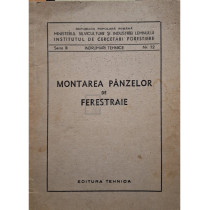 Montarea panzelor de ferestraie