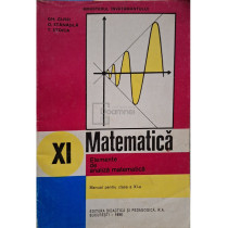 Matematica - Elemente de analiza matematica, manual pentru clasa a XI-a