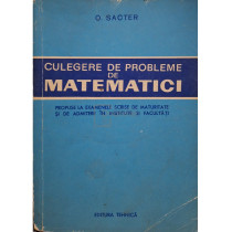 Culegere de probleme de matematici