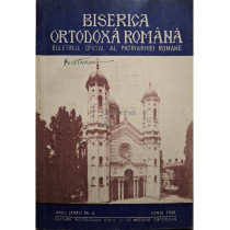 Biserica Ortodoxa Romana, anul LXXXVI, nr. 6 - iunie 1968