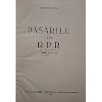 Pasarile din R.P.R., vol. al II-lea