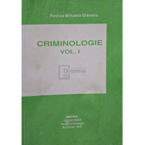 Criminologie, vol. 1