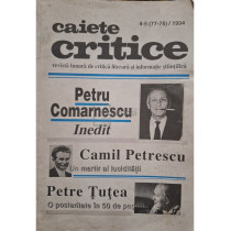 Caiete critice, vol. 3-4 (77-78) / 1994