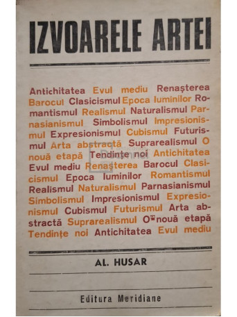 Al. Husar - Izvoarele artei - 1988 - Brosata