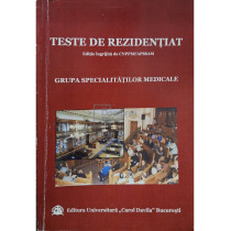 Teste de rezidentiat - Grupa specialitatilor medicale