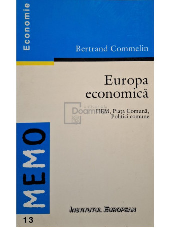 Bertrand Commelin - Europa ecomica - 1998 - Brosata