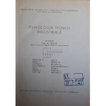 Psihologia muncii industriale