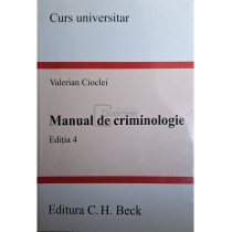 Manual de criminologie, ed. 4