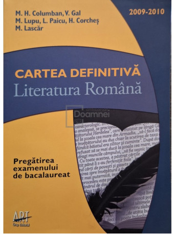 M. H. Columban - Cartea Definitiva - Literatura Romana - 2008 - Brosata (paperback)