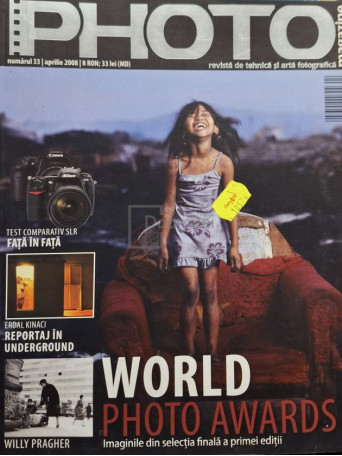 Revista Photo Magazine, vol. 33 - World photo awards - 2008 - Brosata (paperback)