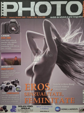 Revista Photo Magazine, vol. 1 - Eros, senzualitate, feminitate - 2005 - Brosata (paperback)