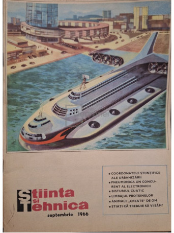 - Revista Stiinta si Tehnica, nr. 9, septembrie 1966 - 1966 - Brosata