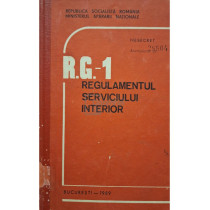 R. G.-1 - Regulamentul Serviciului Interior