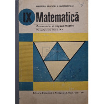 Matematica - Geometrie si trigonometrie - Manual pentru clasa a IX-a