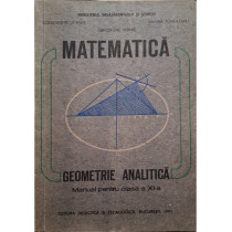 Matematica - Geometrie analitica - Manual pentru clasa a XI-a