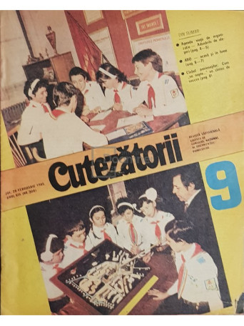 Mihai Negulescu (red.) - Revista Cutezatorii, nr. 9/1985 - 1985 - Brosata