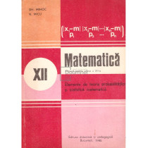 Matematica - Manual pentru clasa a XII-a