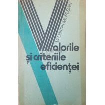 Valorile si criteriile eficientei