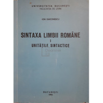 Sintaxa limbii romane - Unitati