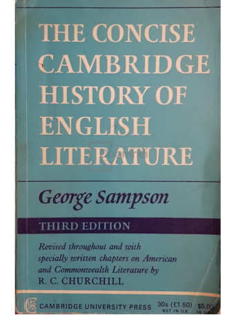 George Sampson - The concise Cambridge history of english literature - 1970 - Brosata