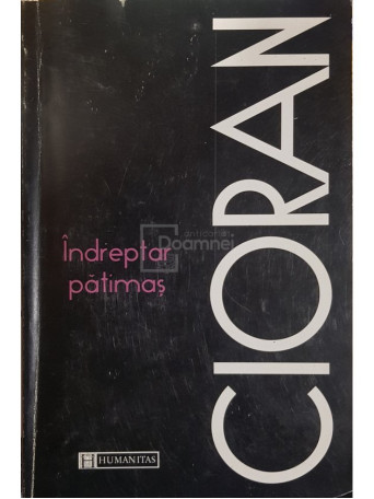 Emil Cioran - Indreptar patimas - 1991 - Brosata