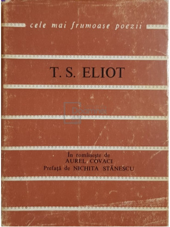 T. S. Eliot - Poeme - 1970 - Brosata