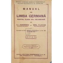 Manual de limba germana pentru clasa a VII-a secundara