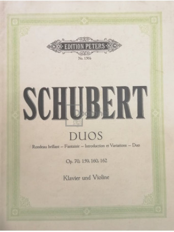 Schubert - Duos fur klavier und violine - Brosata